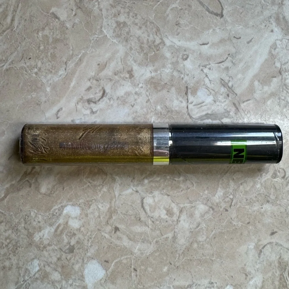 Max Factor Gold Shimmer Lip Gloss 800 Golddigger 8ml .27 fl oz NEW NWT Sealed